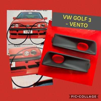 Lufteinlass Stoßfänger VW MK3 Golf Jetta obere Air Intake schwarz VW VENTO GFK