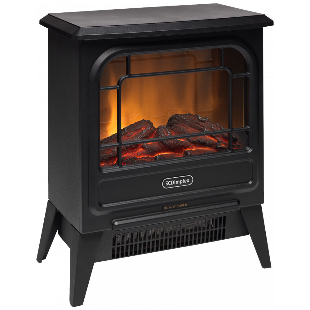 Dimplex MCFSTV12 Optiflame LED Electric/Portable Microstove Fire  Heater BK