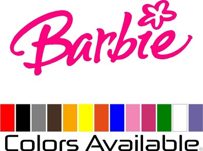 barbie decal for clothes