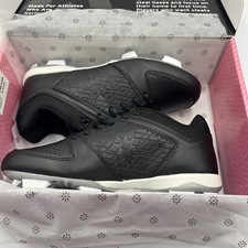 RIP-IT Diamond Softball Cleat Cleats 62 Molded Girls - Black -Size 5.5