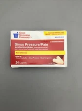 Good Neighbor Pharmacy Sinus Pressure/Pain 24 Caplets Exp 01/27 NEW