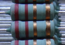 25 pcs  2.2 ohm 2W wire wound Power Resistors.with flameproof coating