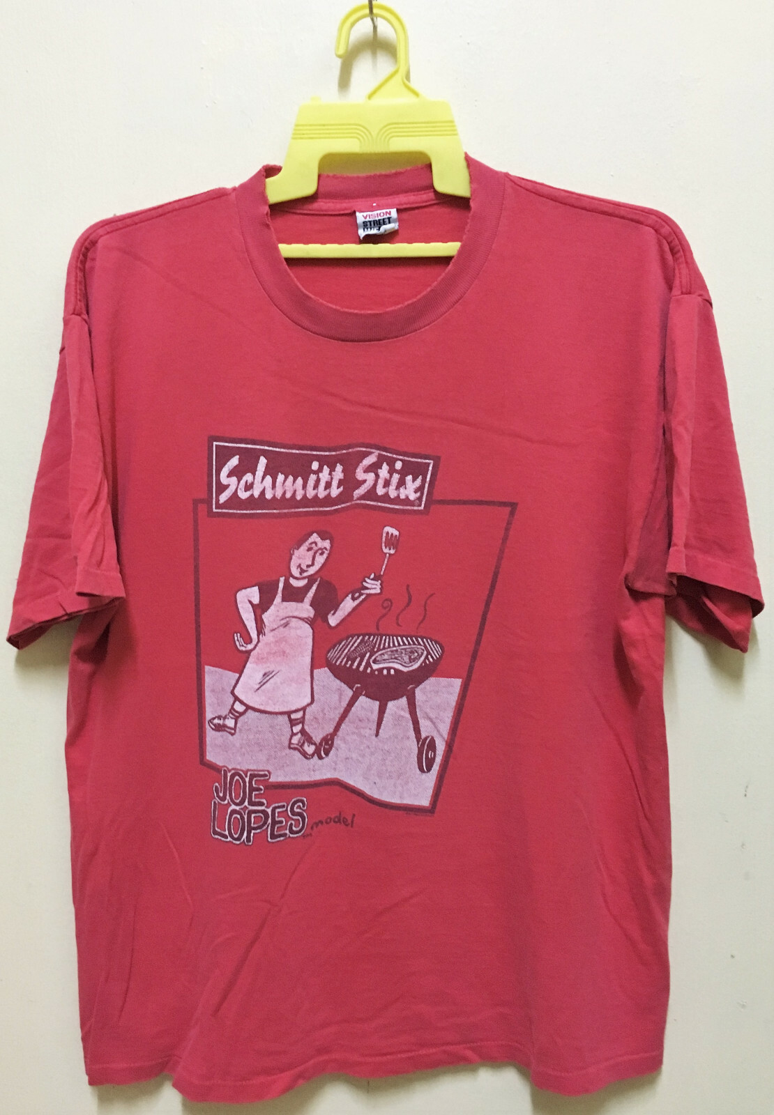 VINTAGE 80s SCHMITT STIX JOE LOPES SKATEBOARD T-SHIRT… - Gem VINTAGE 80s SCHMITT STIX JOE LOPES SKATEBOARD T-SHIRT… - Gem