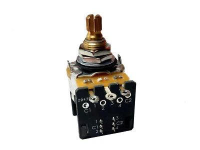 CTS PUSH / PULL Guitar Potentiometer 500K Logarithmic Pot - Short Shaft