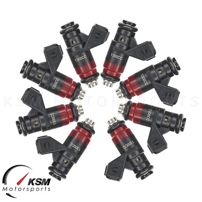 8x 124lb 1300cc Fit Deka Kompakt Kurz Einspritzdüse FI114700 EV1 Hoch Impedanz