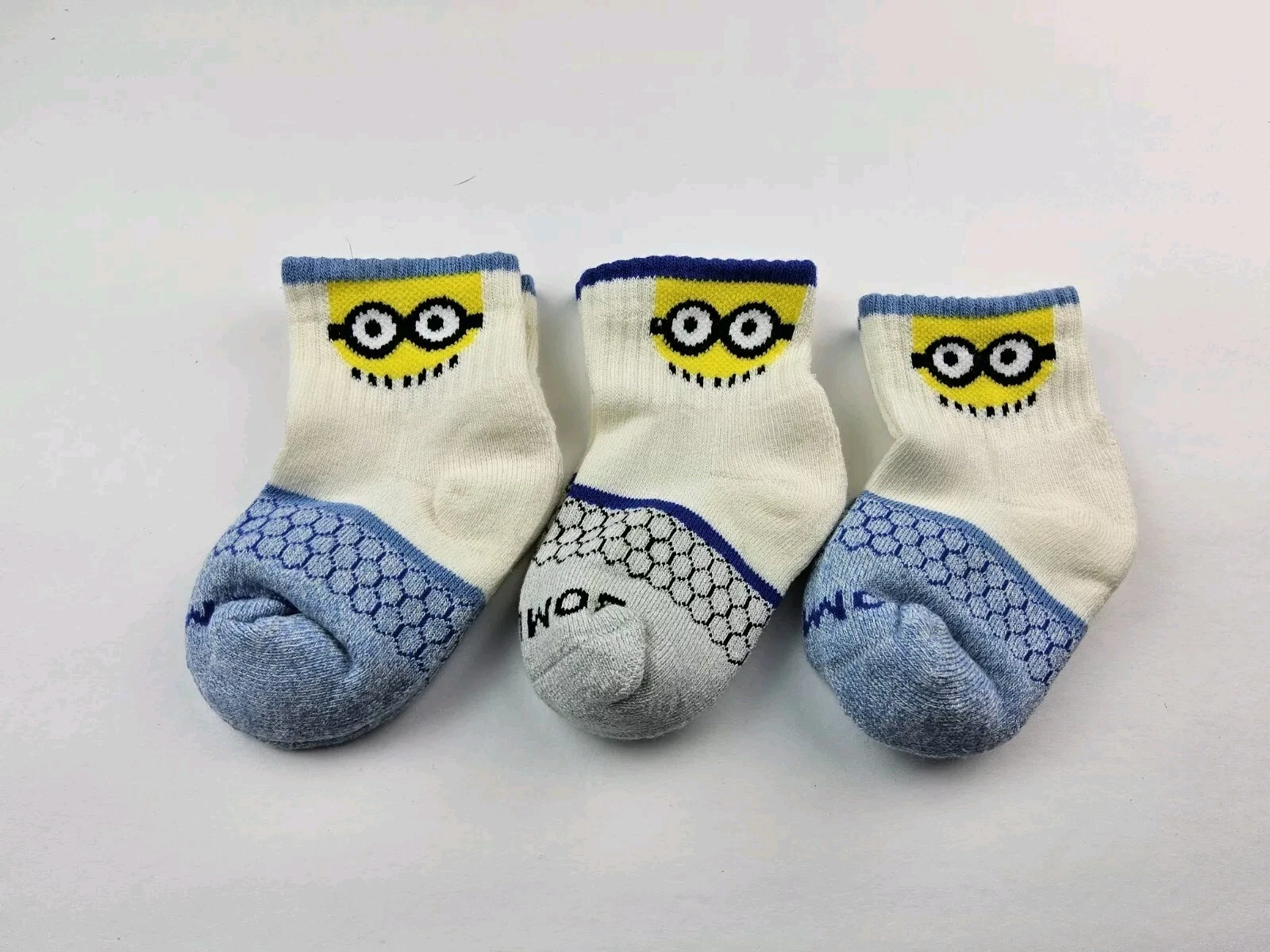 Bombas Toddler Minions Socks Lot Of 3 Pairs Size T