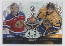 2012-13 ITG Heroes and Prospects Laurent Brossoit Loik Poudrier #MC-01