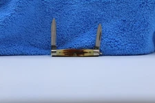 Vintage Case xx 1980 10Dot 2 Blade stag handle small pocket knife