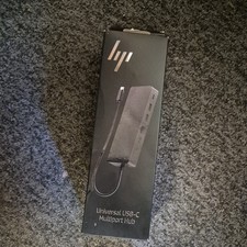 HP Universal USB-C Multiport Hub - Supports dual 4K Displays Via HDMI 2.0