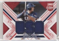 2019 Elite Extra Edition USA National Team Materials Red 17/49 Anthony Volpe 1v3