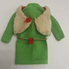 Vintage Barbie Clothes MOD Era  1482 Important Investment Dress ,Red Lining Vest