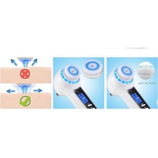 Electric Facial Cleansing Brush Exfoliator Deep Clean Massage Device