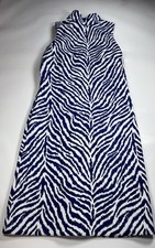 J. McLaughlin S Sleeveless Mock-Neck Shift Dress Animal Print Resort Preppy