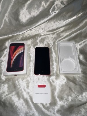 Apple iPhone Red SE (2nd Generation, 2020) 64GB Unlocked Smartphone 75% BH