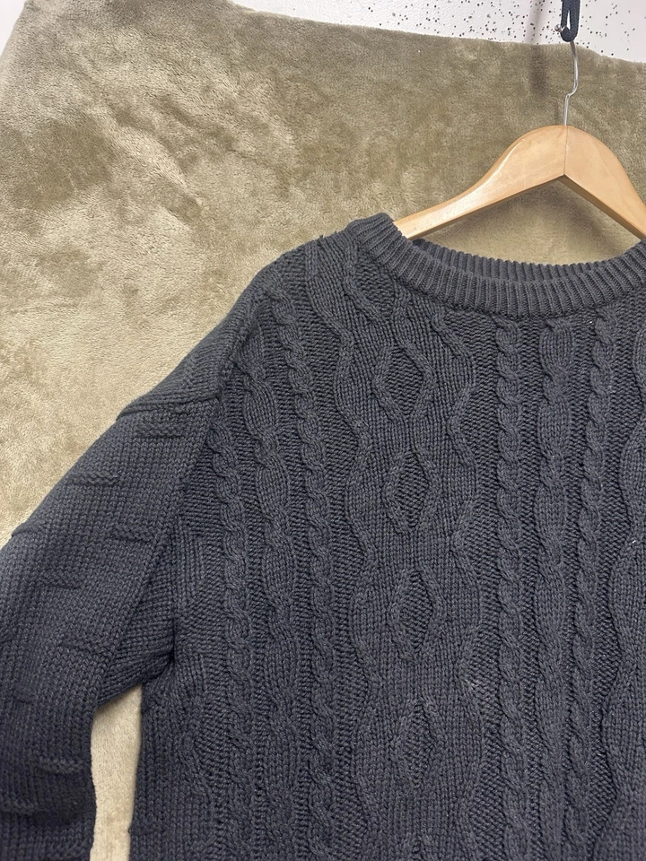 Suéter Grueso De Colección St John’s Bay Para Hombre Talla Mediana 100% Algodón Hecho en EE. UU. Foto 2 de 4