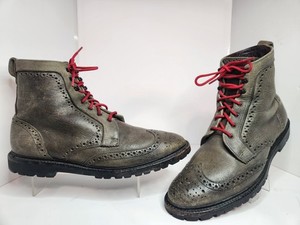 Allen Edmonds Men’s Long Branch US8,5D Black Pebbled Leather Wingtip Boots Allen Edmonds Long Branch | eBay main image 4