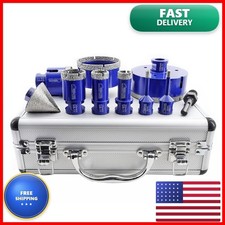 Shdiatool Diamond Tile Drill Bits Setporcelain Hole Saw Cutter For Marble
