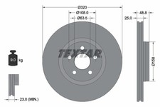 Disque de frein Ford TOURNEO CONNECT