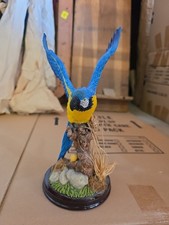 Blue and Yellow Macaw Figure