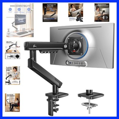 FlowLift Pro Monitor Arm for 13 32'' Screens, MechaSpring Monitor Mount, Fully...