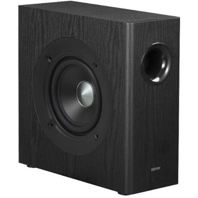 Edifier T5s Subwoofer 8 Zoll 70W RMS MDF Low Pass 35Hz Cinch Schwarz