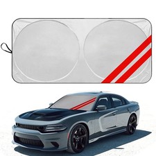 Protector de bloque de calor UV para parabrisas delantero para Dodge Ram Charger