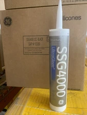 GE SSG4000 ultra glaze structural silicone, 10.1 ounce cartridge.