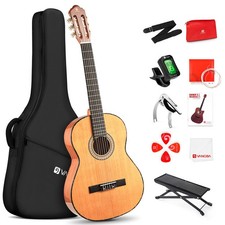 Classical Guitar Full Size 4/4 Spanish Style 39 inch , Red Cedar