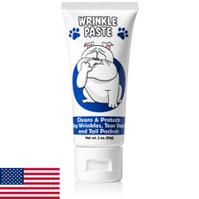 Squishface Wrinkle Paste for Bulldogs, Pugs Cleans Wrinkles, Tear Stains
