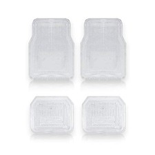 All Weather Floor Mats-universal 4 Piece Car Interior- Clear Plastic Floor Mat