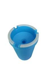 Self Extinguishing Stub Out Car Ash Tray Glow in the Dark Cup Holder Butt Bucket