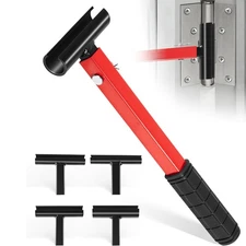 Door Hinge Adjustment Tool 4 in 1 Residential Door Hinge Gap Adjusting Wrench