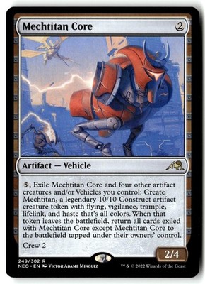 Mechtitan Core 249 Rare Kamigawa: Neon Dynasty Magic: The Gathering Near Mint