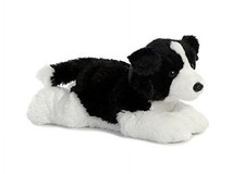 12" Border Collie Plush Flopsie