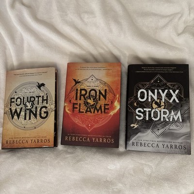 Fourth Wing | Iron Flame | Onyx Storm FIRST PRINT EDITIONS Hardcover Englisch