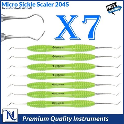 Sickle Scaler 204S Dental Hand Instruments Pro Periodontal Hygiene Pick Tool New