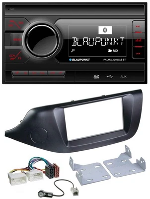 Blaupunkt MP3 Bluetooth DAB 2DIN SD USB Autoradio für Kia Ceed (ab 12) schwarz - Bild 1 von 4