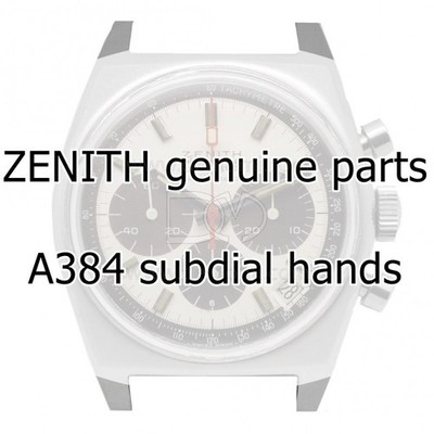 Zenith Hands Or Dots Counters White Finish A384 Chronograph El PRIMERO.
