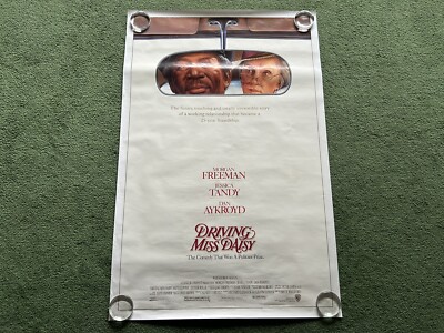 Vintage 1989 Driving Miss Daisy Warner Bros. Zanuck Company Movie Poster