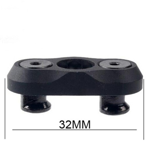 Keymod/M-lok attacco adattatore montaggio su rotaia_nero/rosso/abbronzato per Keymod MLok Rail - Foto 4 di 6