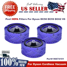 3 PC Post Motor HEPA Filter for Dyson V6 DC58 DC59 DC61 DC62 Animal Stick Vacuum