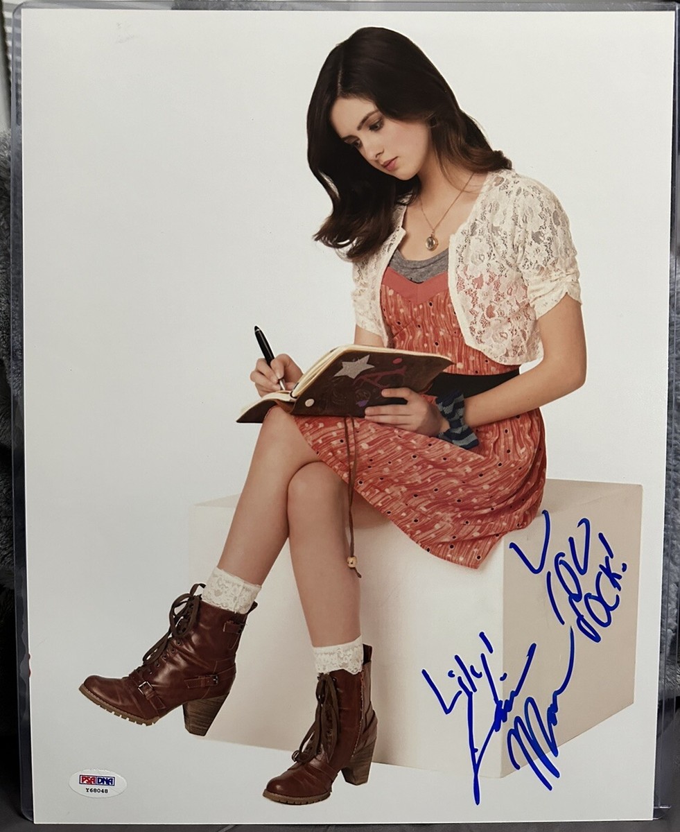 LAURA MARANO SIGNED PHOTO AUSTIN & ALLY 11X14 AUTOGRAPH