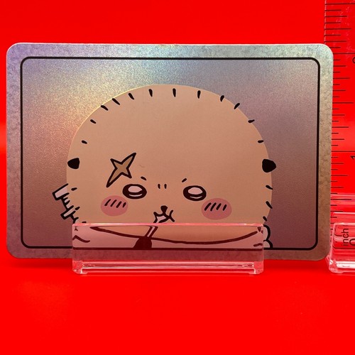 Rakko Chiikawa Holo Card Sea Otter Miniso Limited TGC Japanese Anime Manga Rare! - 第 1/10 張圖片