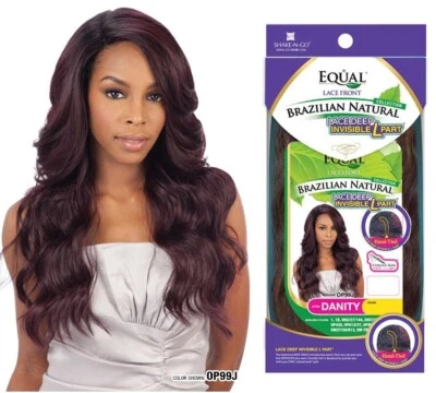 FreeTress Equal Synthetic Brazilian Natural L Part Lace Front Hair Wig - Danity