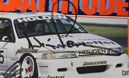 HRT 1993 Bathurst Specifications Card Holden VP Signed Tomas Mezera Win Percy - Bild 3 von 4