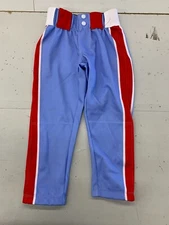 Kids Youth Medium Vapor Baseball Pant Blue Red White