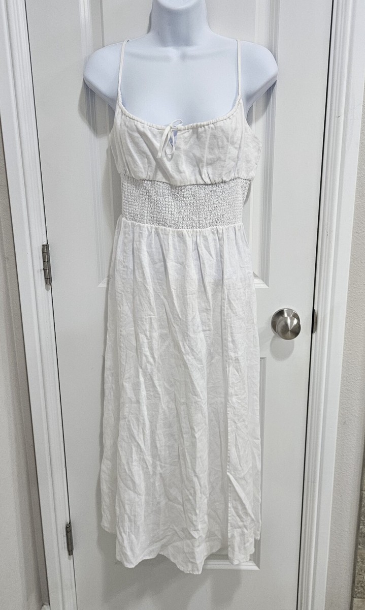 Wilfred Aritzia Size Large Genoa Linen Midi Dress NWT | eBay
