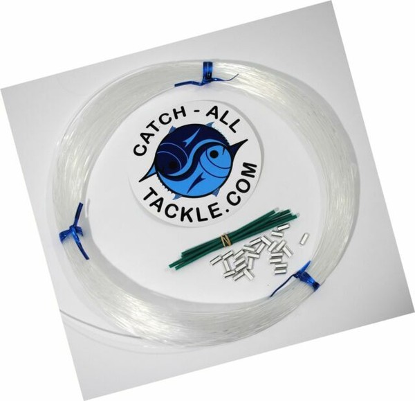 Monofilament Fishing Leader Kit 100yds 1 0mm100lb Clearloop Protectors