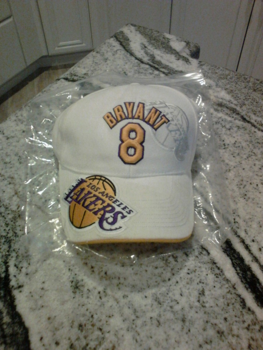 Lakers Kobe #8 White Hat