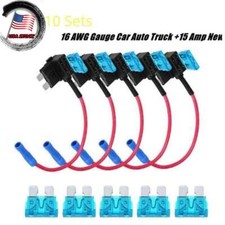 Standard Blade Fuse Adapter Holder Dual Circuit DIY ATM TAP For Car Truck 10pcs